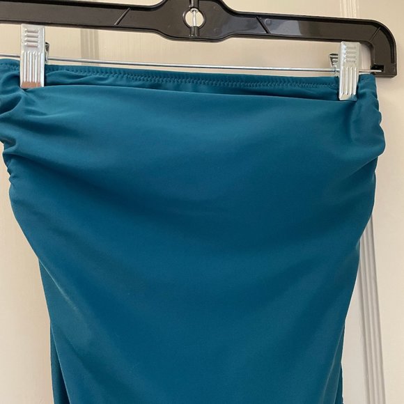 Shade and Shore Bandeau Tie Back Swimsuit S - Picture 1 of 14